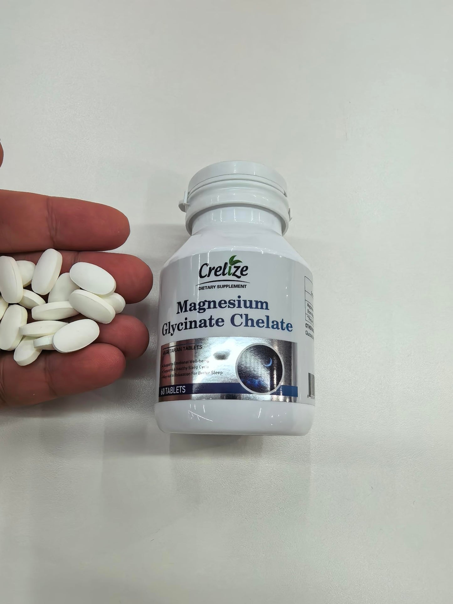 CRELIZE Magnesium Glycinate 500mg Capsule, 90 Count