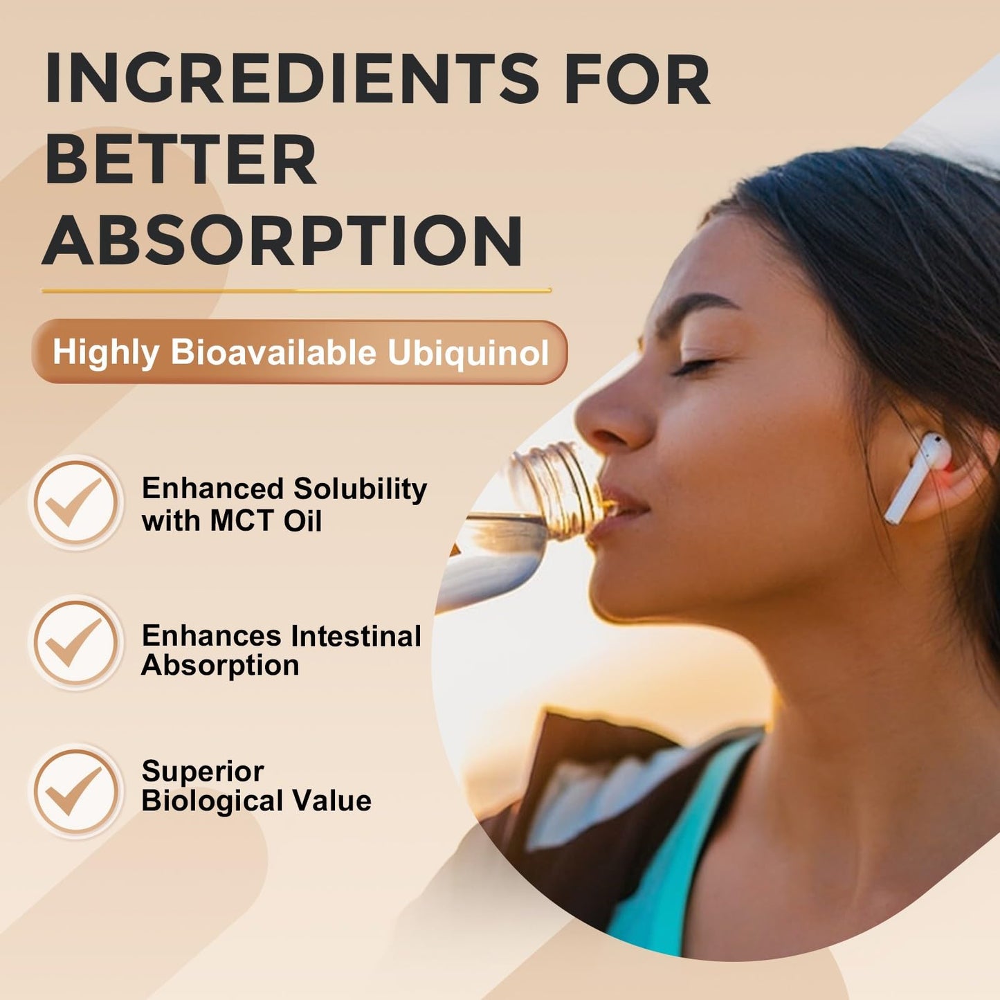 ZEBORA Ubiquinol CoQ10 400mg Softgels, 120 Softgels