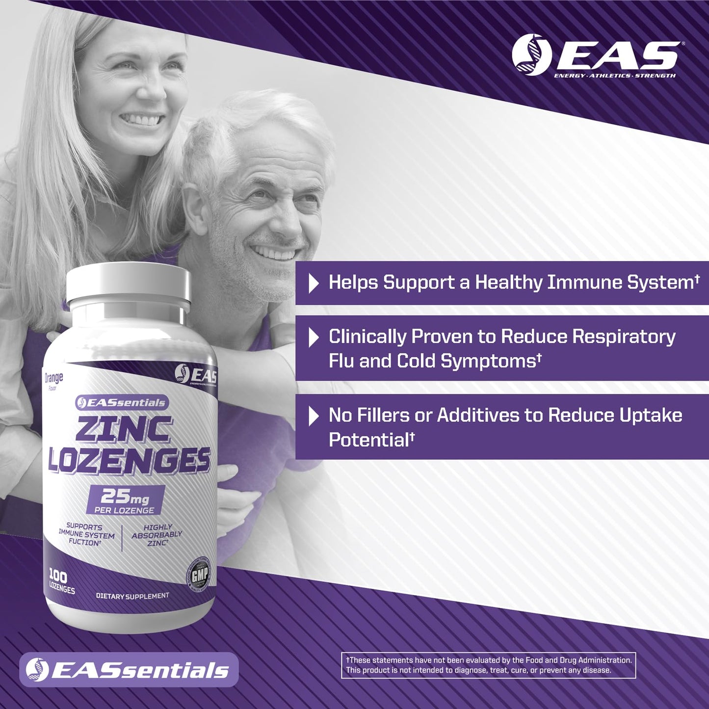 Experimental and Applied Sciences Zinc Lozenges Tablet, 100 Count