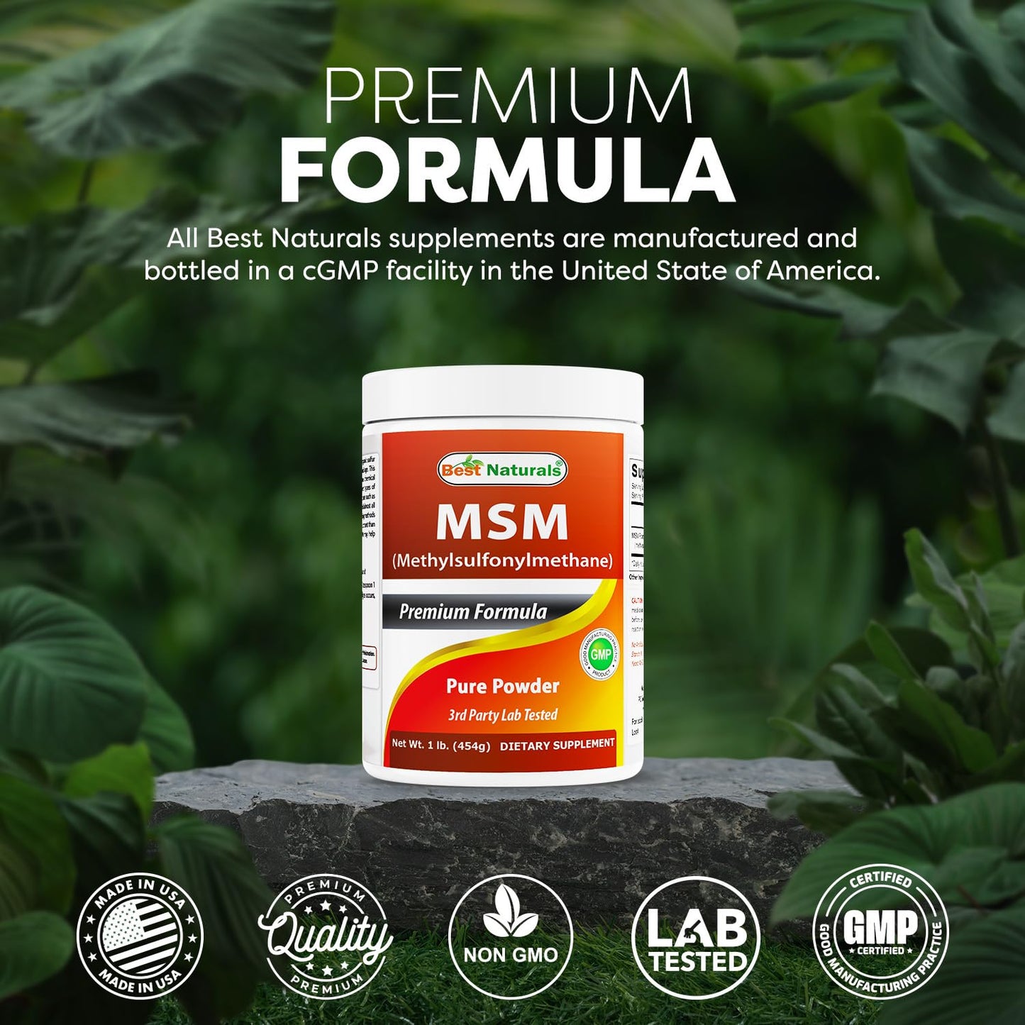 Best Naturals MSM Powder, 16 oz