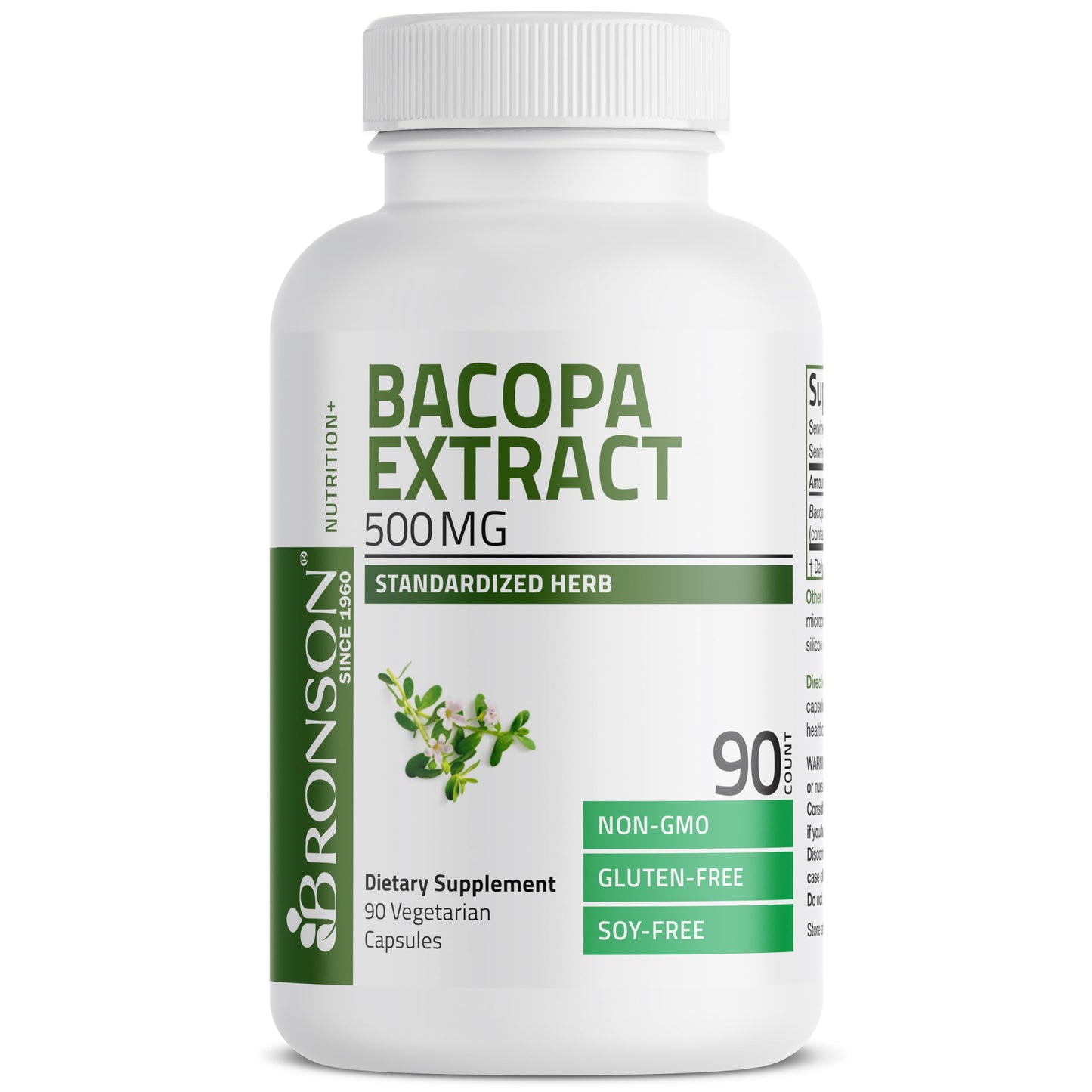 Bronson Bacopa Monnieri Extract 500 mg Capsules 90