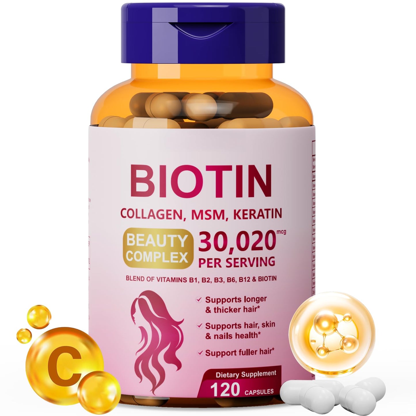 Dr. HR Biotin 10000mcg Capsules 120
