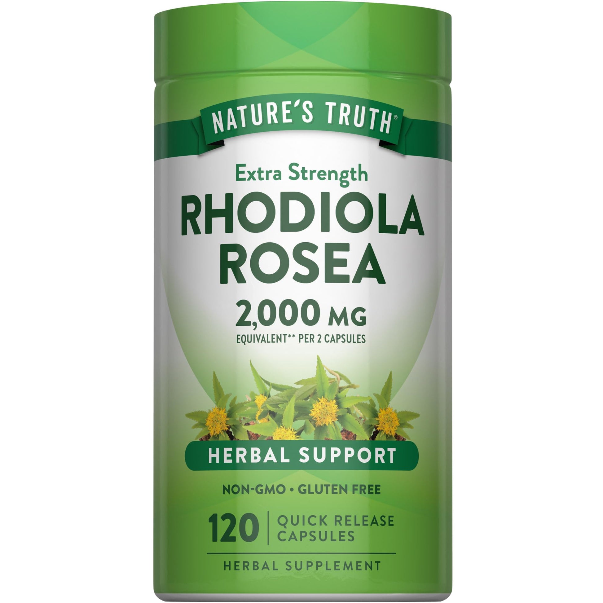 Nature's Truth Rhodiola Rosea Capsule 120 Count