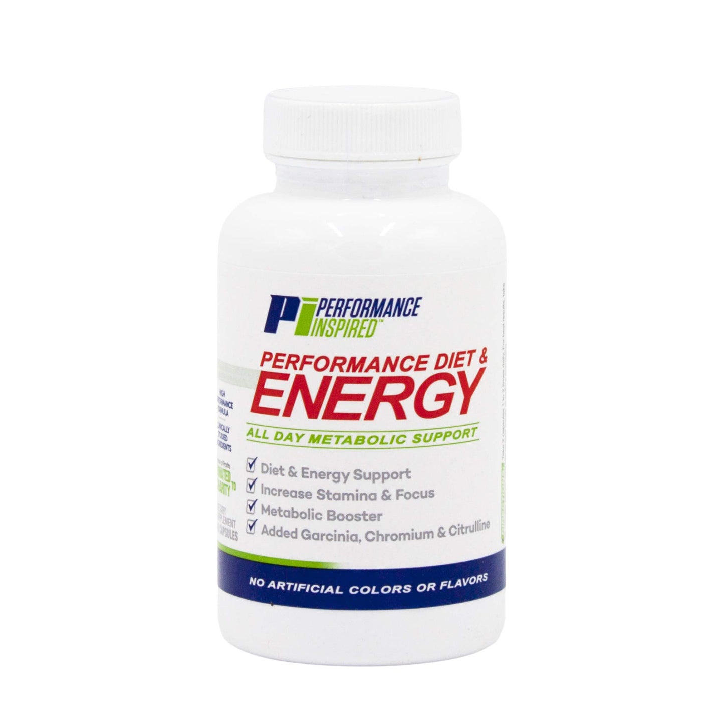 PERFORMANCE INSPIRED Nutrition Diet & Energy Capsules – Natural Green Coffee, Garcinia Cambogia & Green Tea – Supports Energy & Metabolism – 60 Capsules