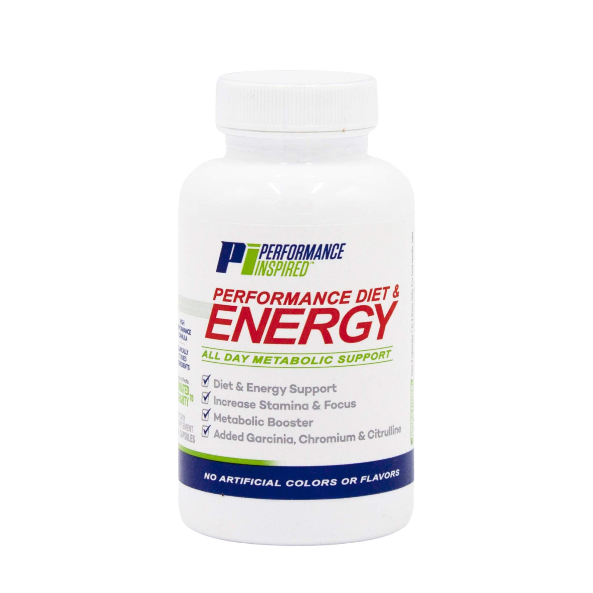 PERFORMANCE INSPIRED Nutrition Diet & Energy Capsules – Natural Green Coffee, Garcinia Cambogia & Green Tea – Supports Energy & Metabolism – 60 Capsules
