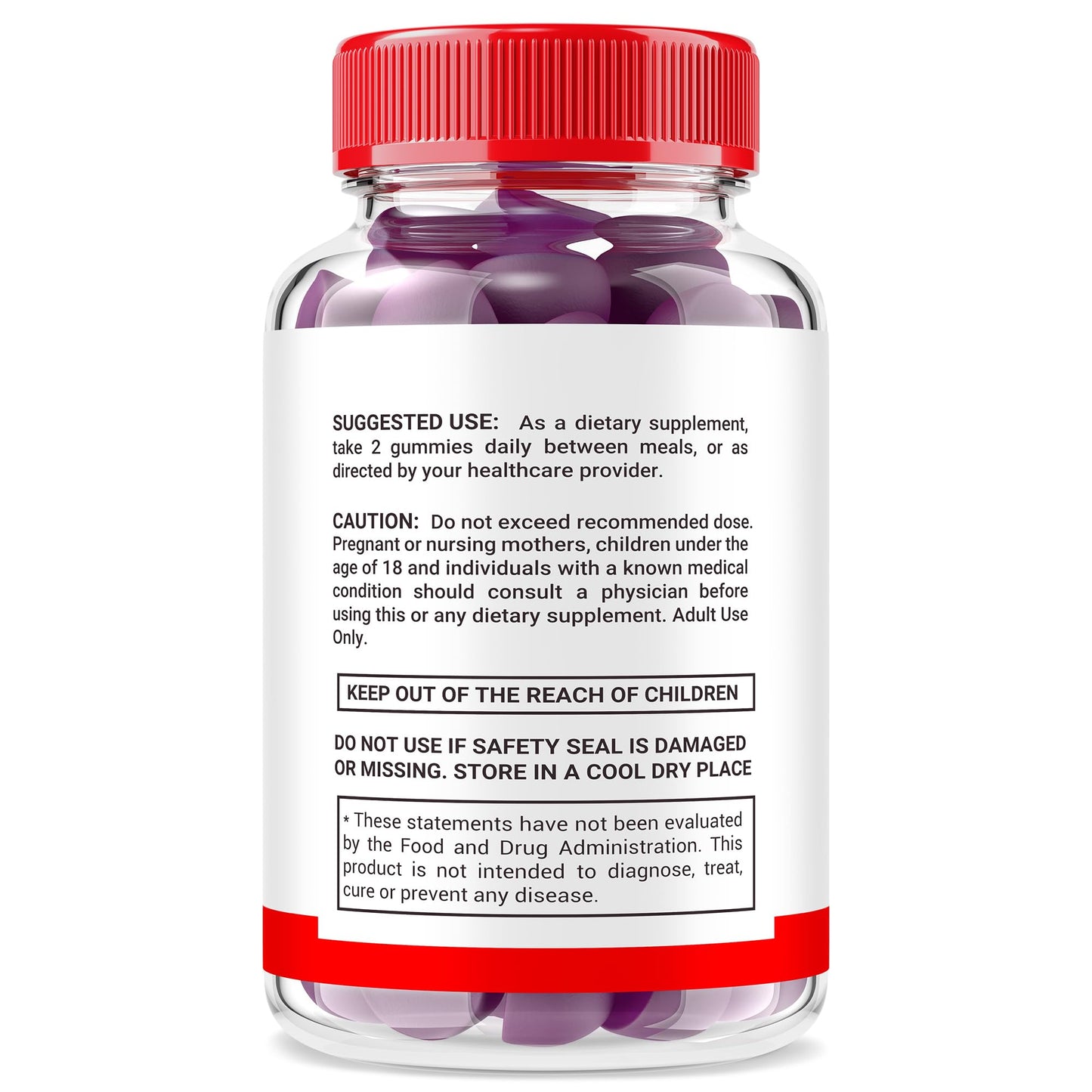 NutraVibe Vital Pump XL Testo Gummies, 60 Gummies