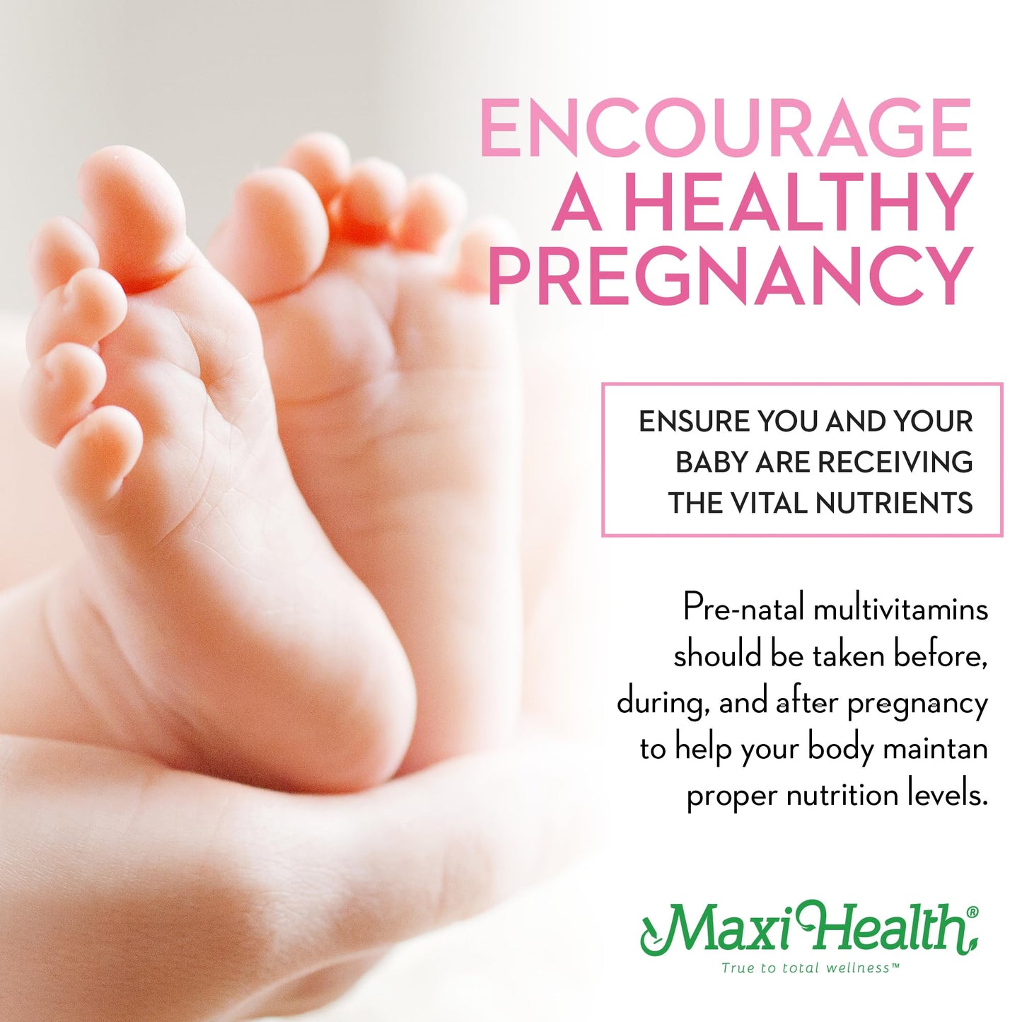 Maxi Health Methyl Prenatal DHA Prenatal Vitamins Capsules 60