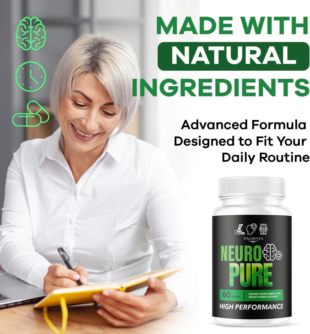 Valdivia Neuro Pure 120 Capsules