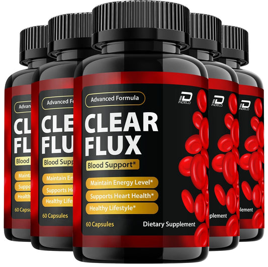 Indelo Clear Flux Capsules, 300 Capsules