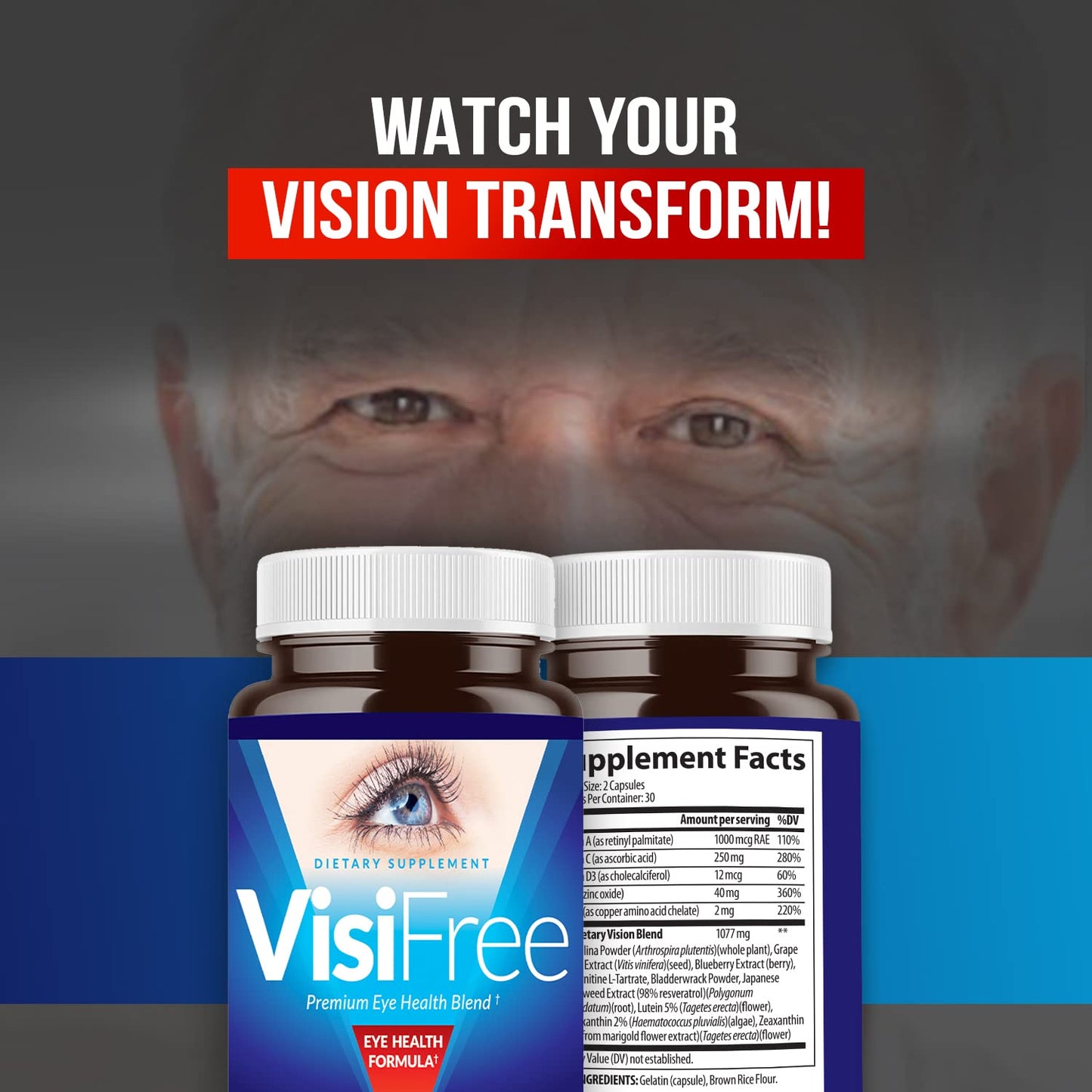 VisiFree Eye Health Capsules, 1 Count