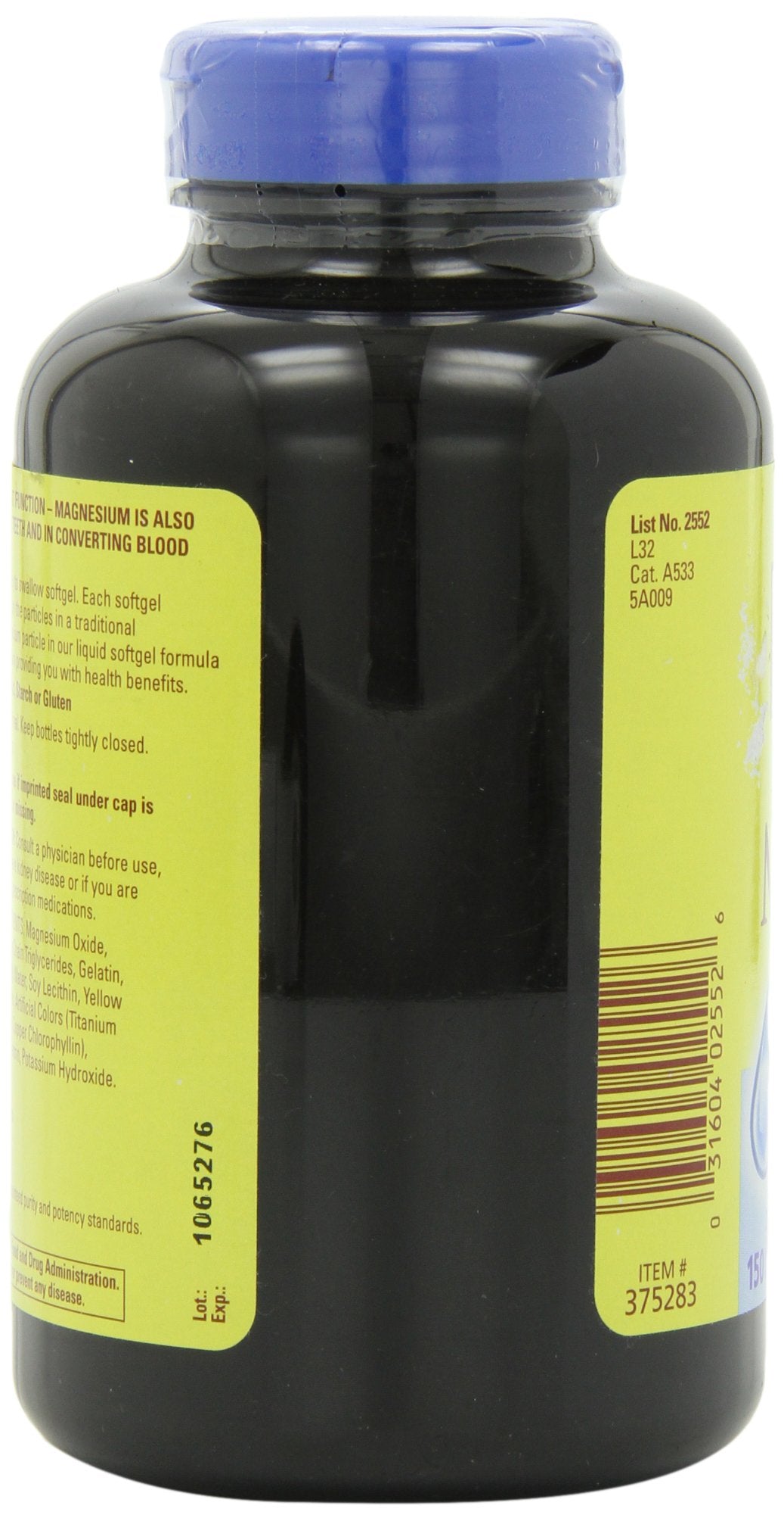 Nature Made High Potency Magnesium 400 mg Softgels, 150 Softgels