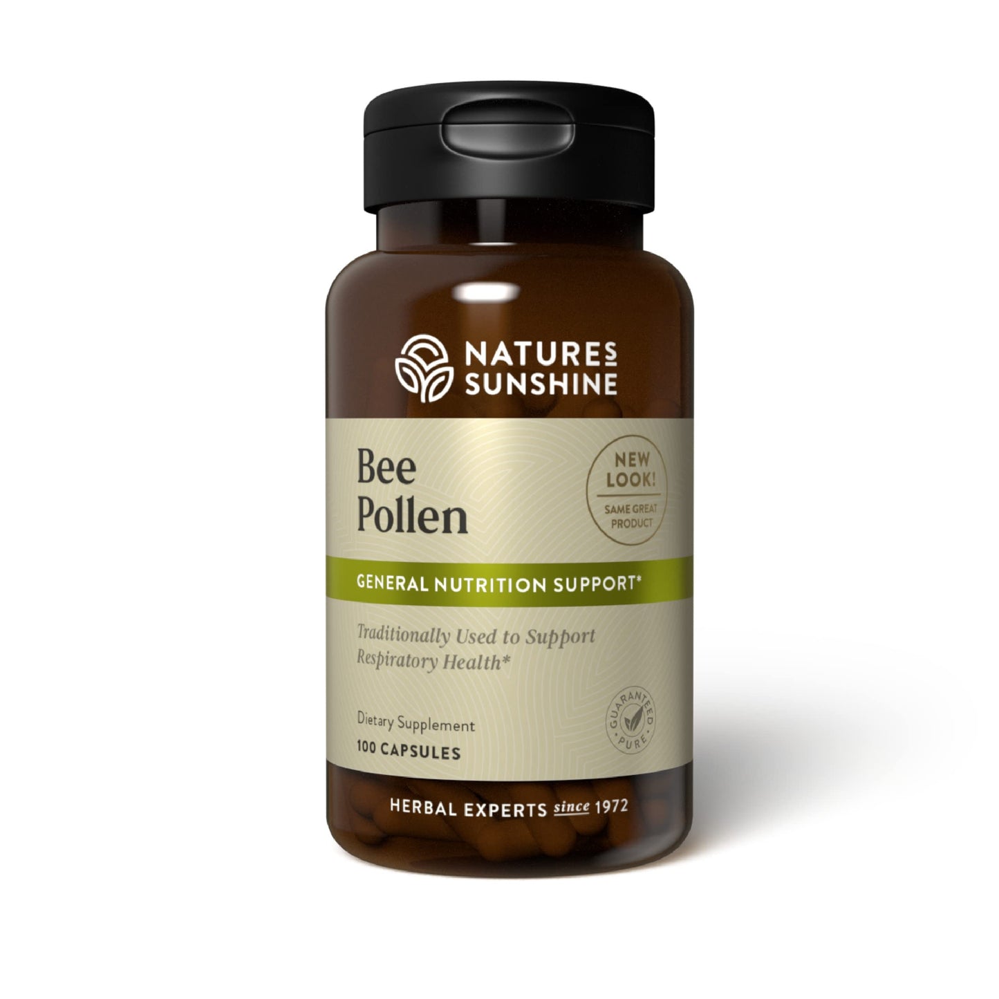 Nature's Sunshine Bee Pollen Capsules, 100 Count