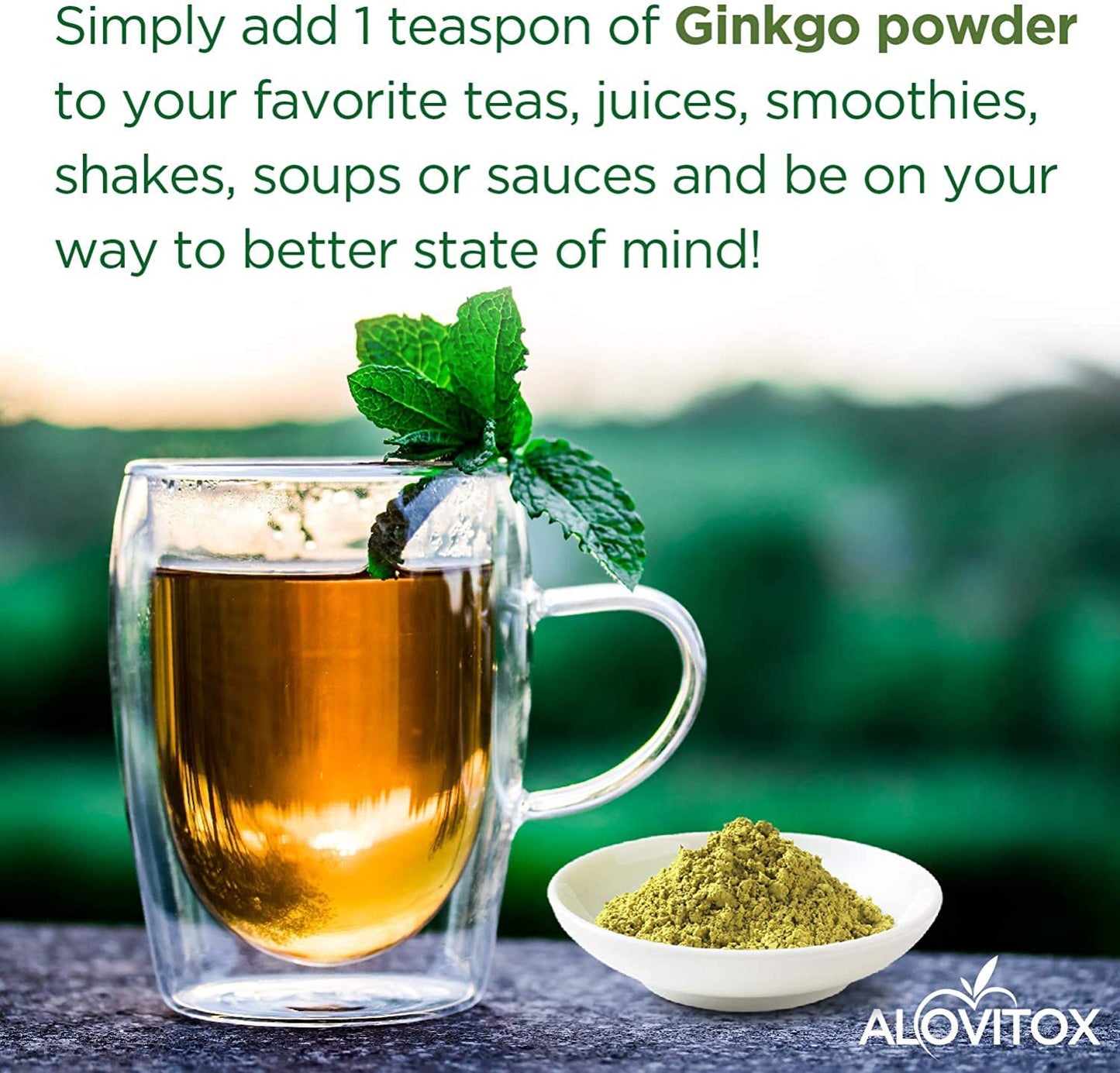Generic Ginkgo Biloba Leaf Powder 16 Ounces