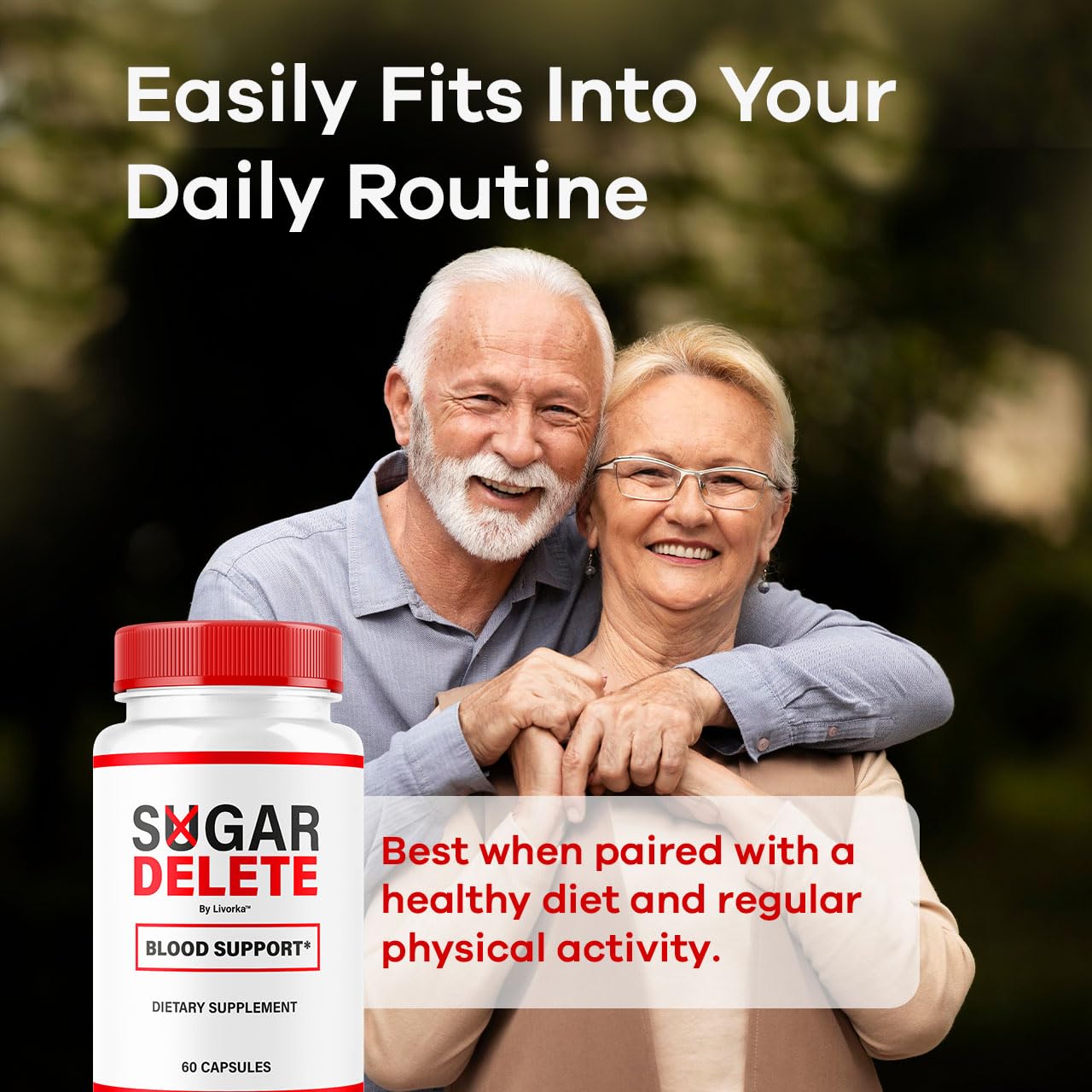 LIVORKA Sugar Delete Capsules, 300 Capsules