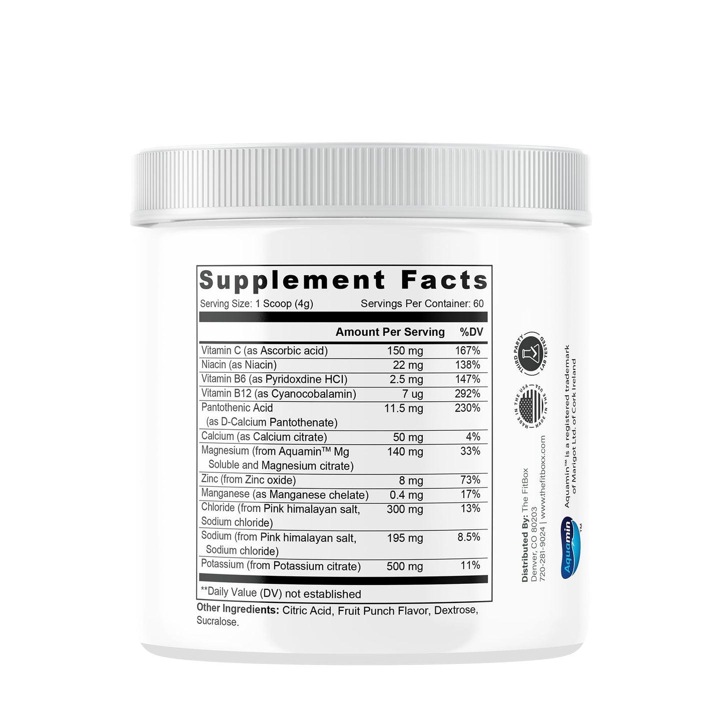 Fit Boxx HydraMatrix Electrolyte Powder 8.5 Ounce