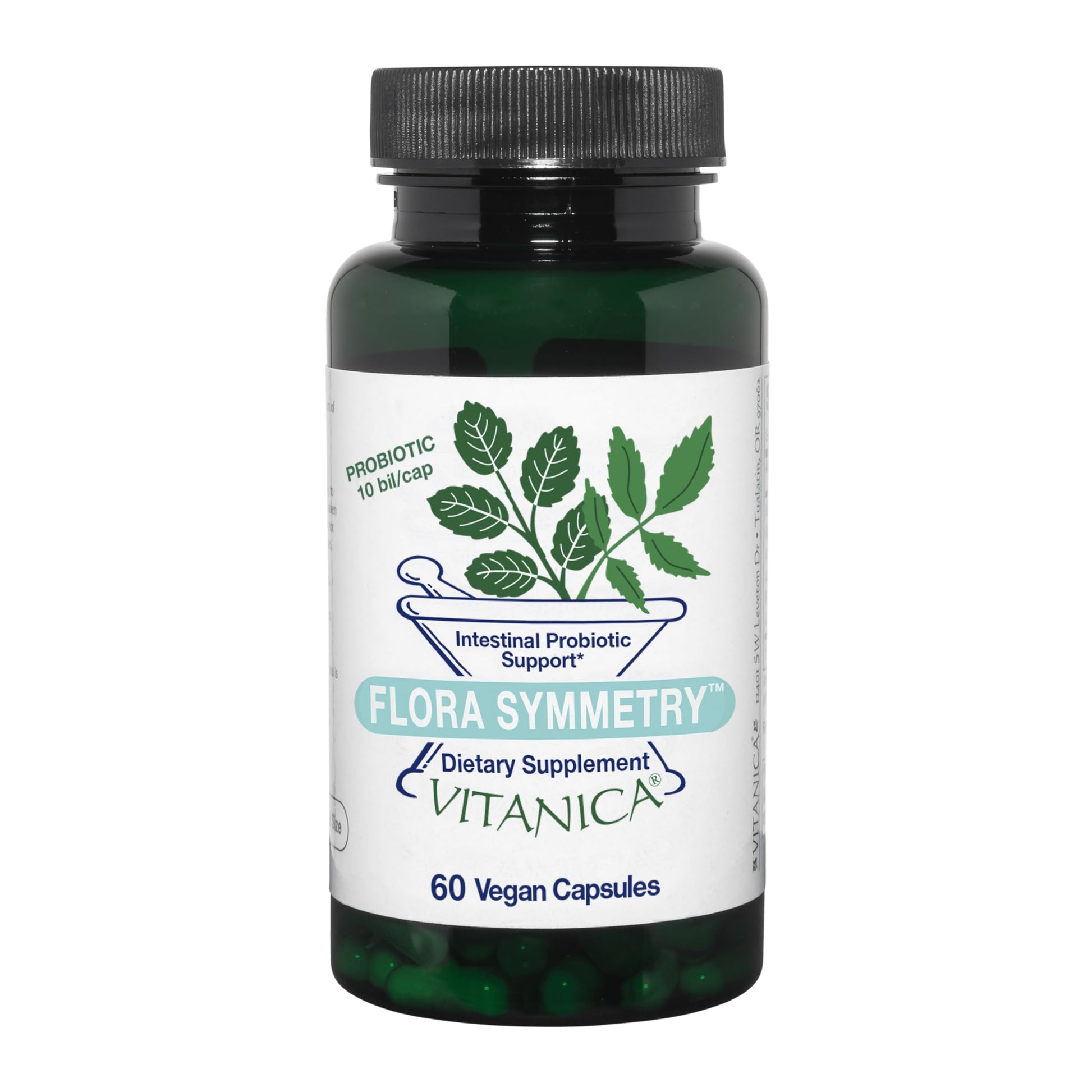 Vitanica Flora Symmetry Probiotic Capsule, 60 Count
