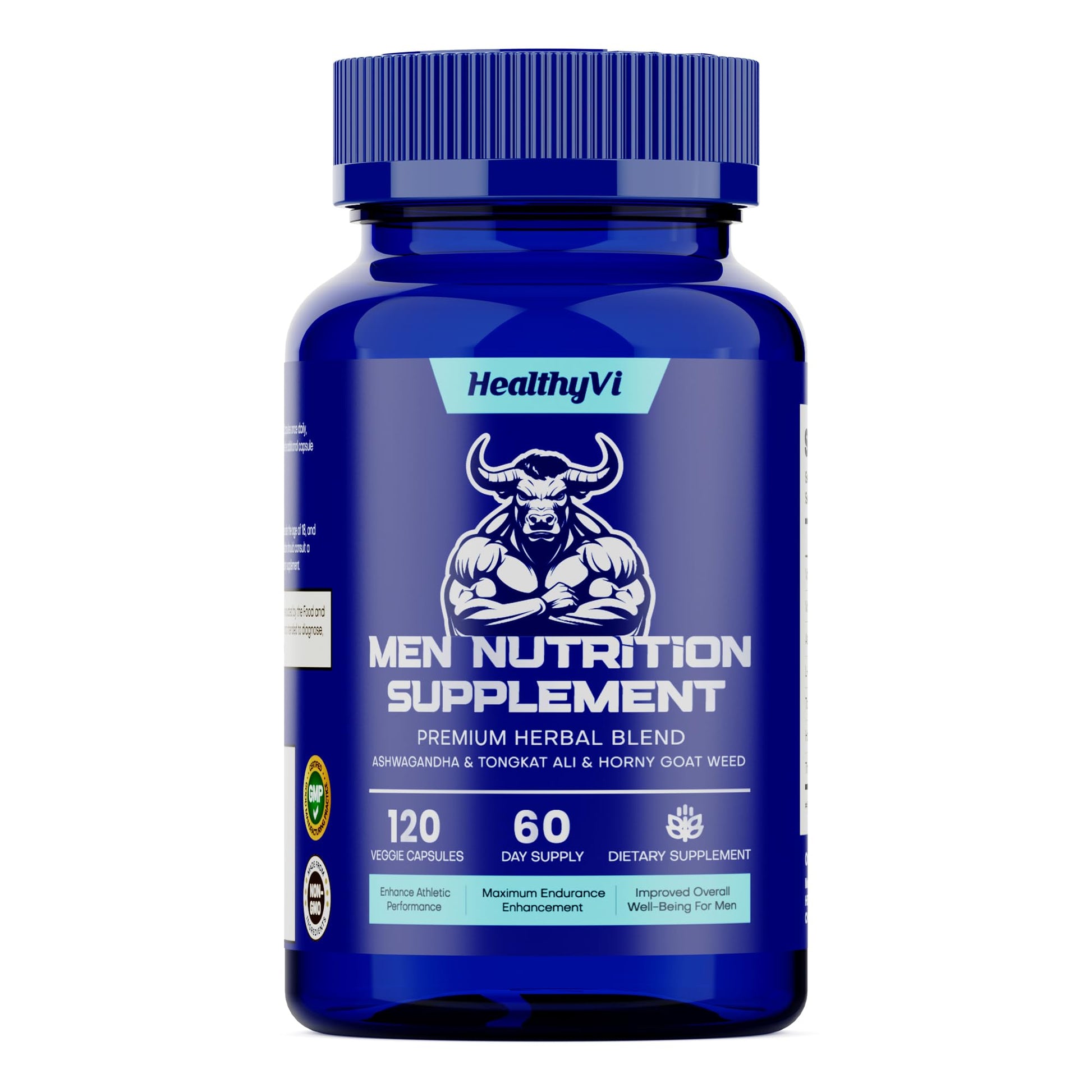 HealthyVi Testosterone Booster for Men Capsule, 56 Capsules