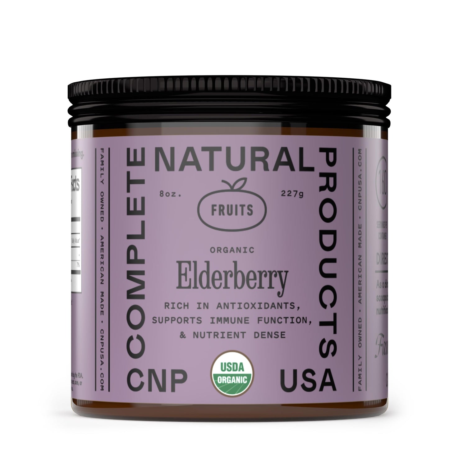Complete Natural Products Organic Elderberry Powder 8 Ounce