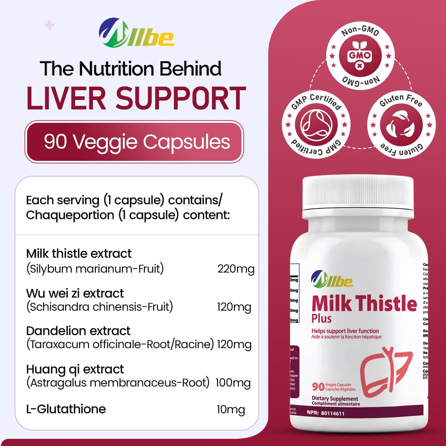Allbe LiverCan Capsules, 180 Capsules