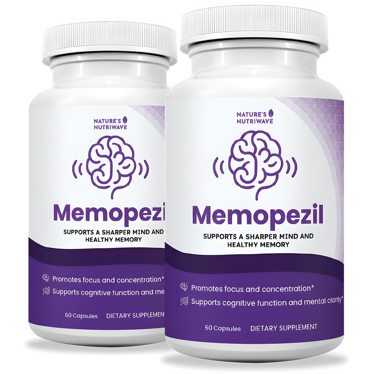 Nature’s NutriWave Memopezil Vitamins A, B, C, D, E & Botanicals Capsules, 120 Count