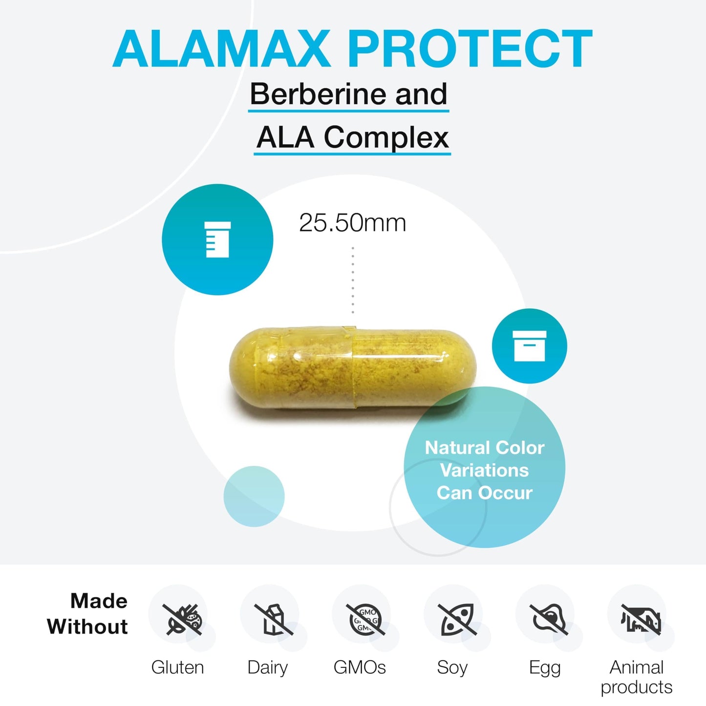 XYMOGEN ALAmax Protect Berberine HCl & ALA Complex 120 Capsules