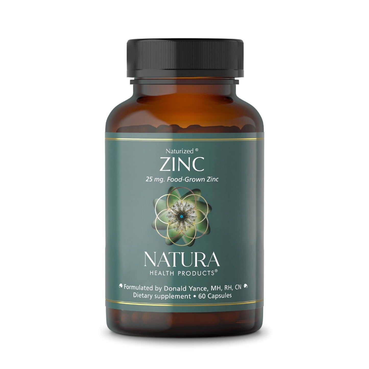 Natura Health Products 25 mg Zinc Supplement, 60 Capsules