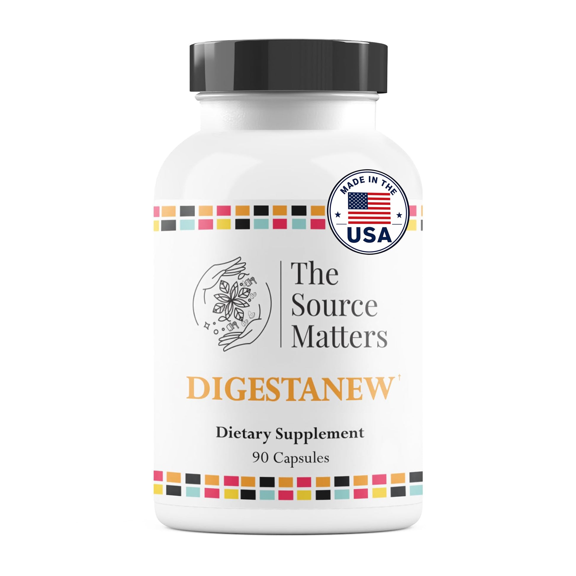 THE SOURCE MATTERS DIGESTANEW Digestive Enzyme Supplement Capsule, 90 Count