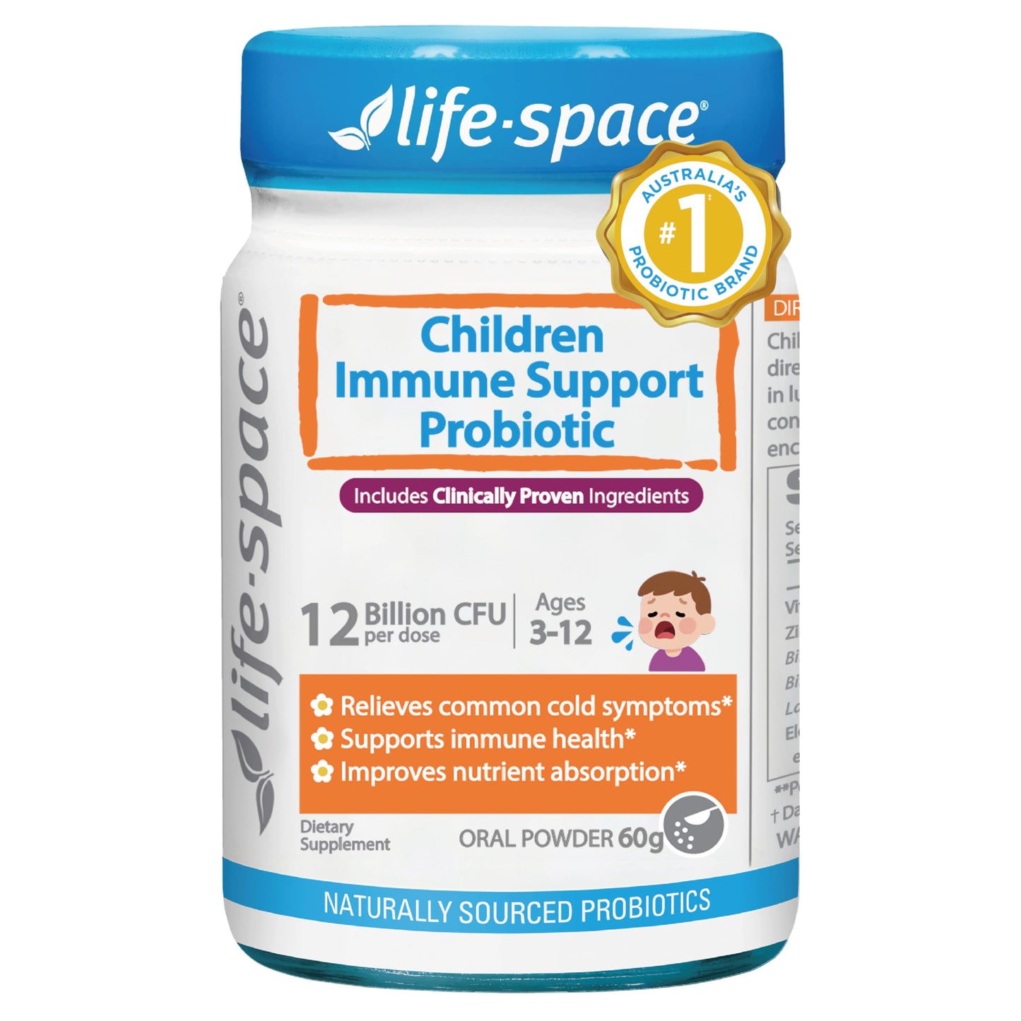 Life-Space Children Immune Support Probiotic Powder 2.12 oz
