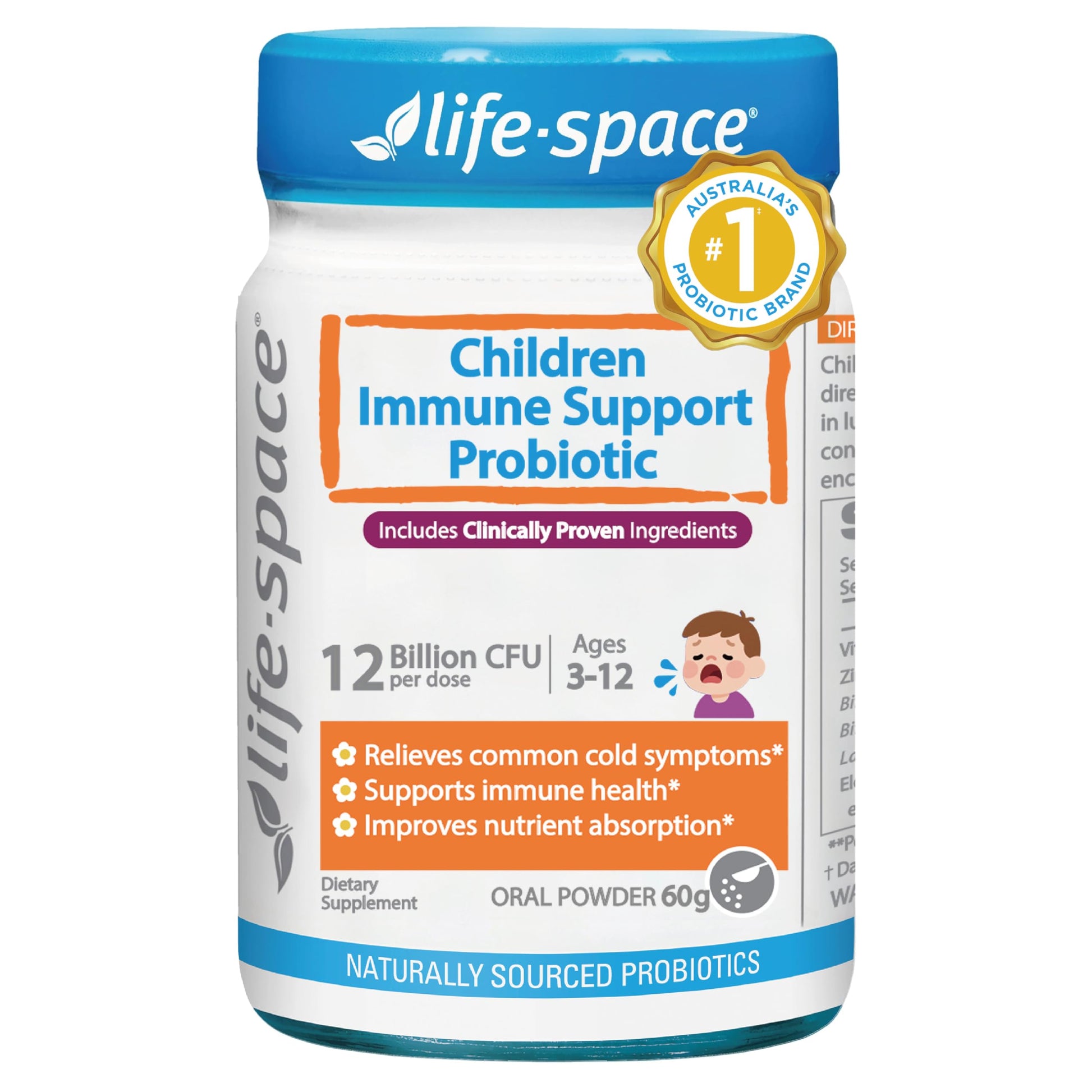 Life-Space Children Immune Support Probiotic Powder 2.12 oz