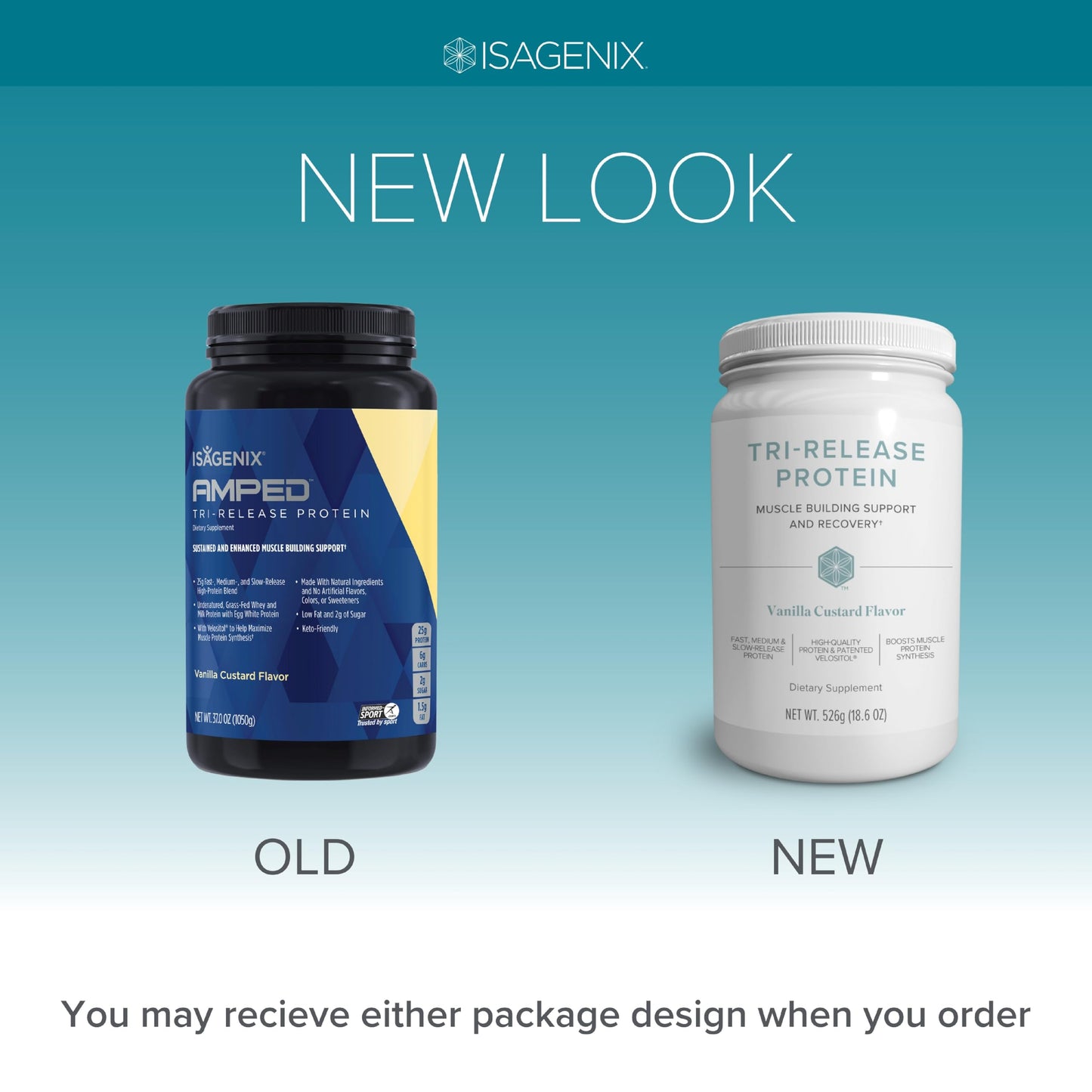 Isagenix Tri-Release Protein Powder, 18.6 oz