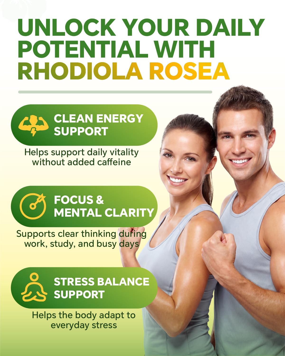Blavenique Rhodiola Rosea Supplement 500mg Capsules, 120 Count