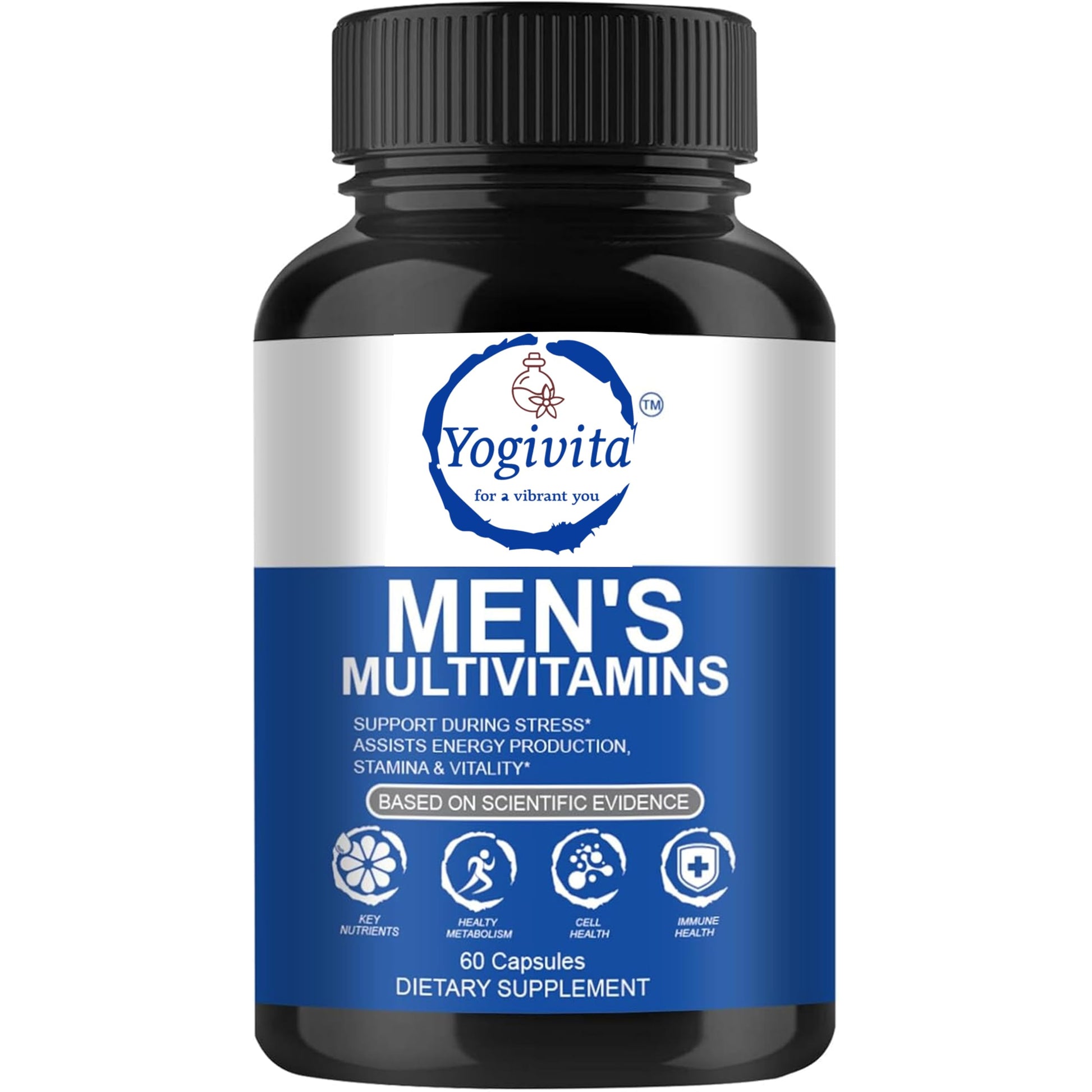 Yogivita Men’s Multivitamin Capsules, 60 Count