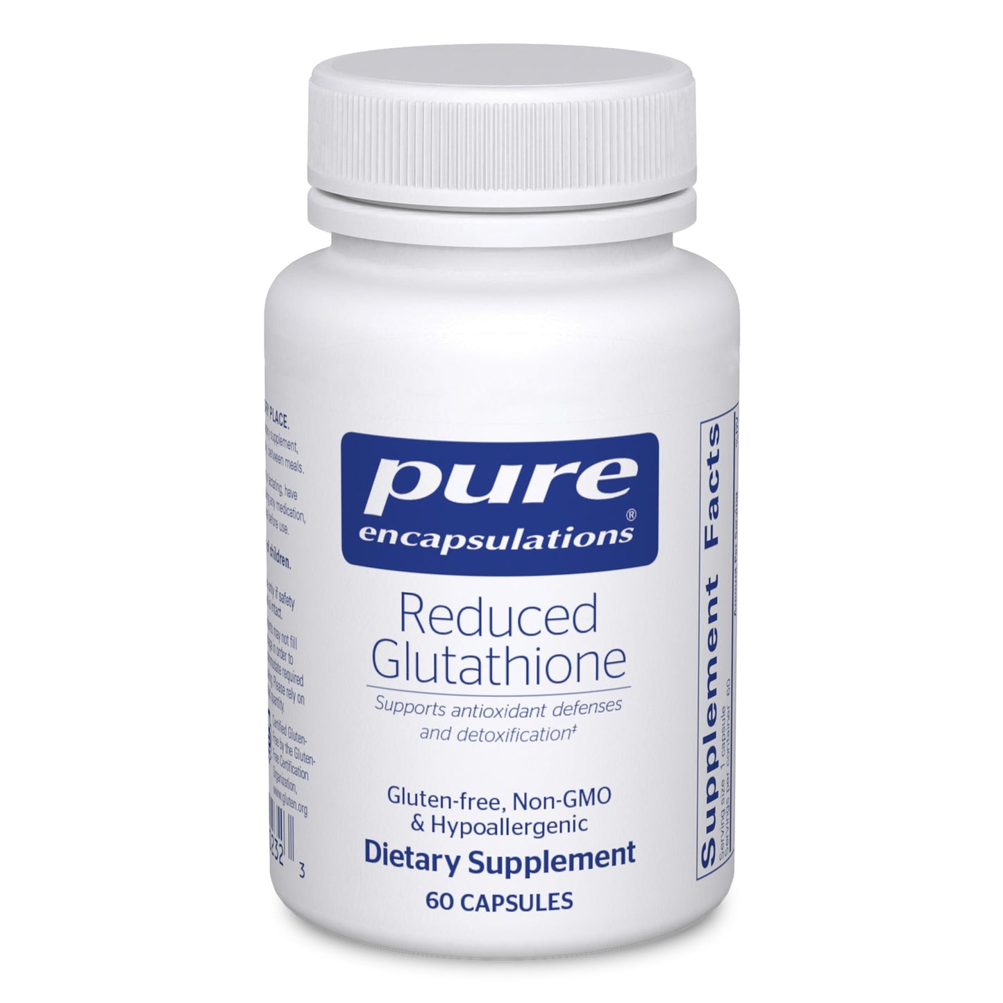 Pure Encapsulations Reduced Glutathione Capsules 60