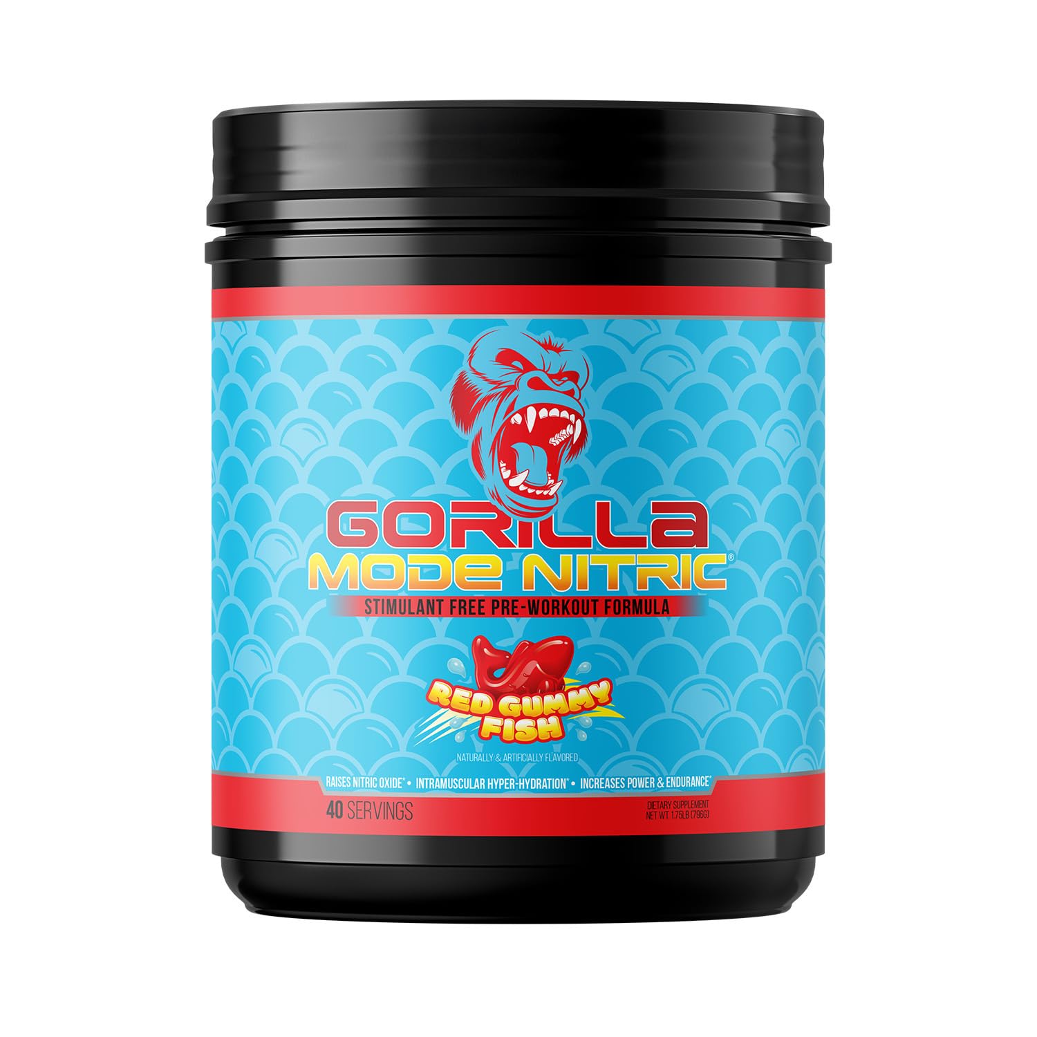 Gorilla Mind Gorilla Mode Nitric Upgraded Stimulant Free Pre-Workout Powder 28