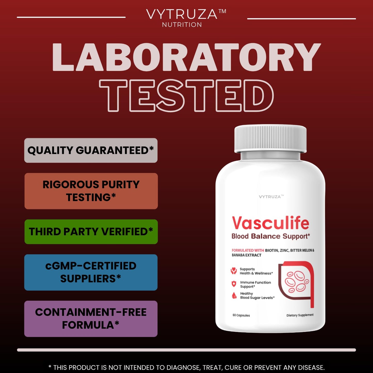 VYTRUZA Vasculife Blood Balance Support Capsules 60 Count