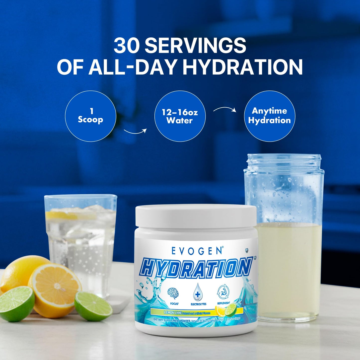 Evogen Hydration - Full Spectrum Electrolytes Powder 8.3