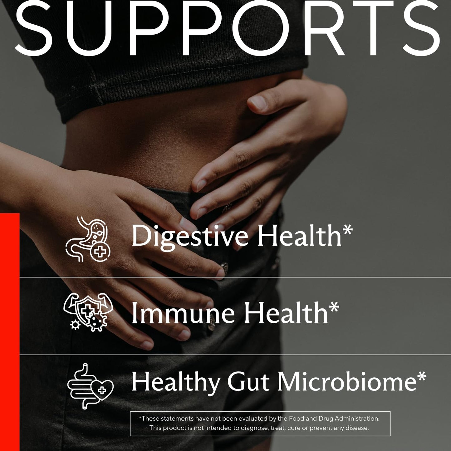 Sunergetic Premium 4-in-1 Probiotic Prebiotic & Postbiotic - Tribiotic Blend with Digestive Enzymes for Men & Women - Supports Gut, Digestion & Immunity - Complete Gut Health with Pre, Post & Probiotics 60 Capsules