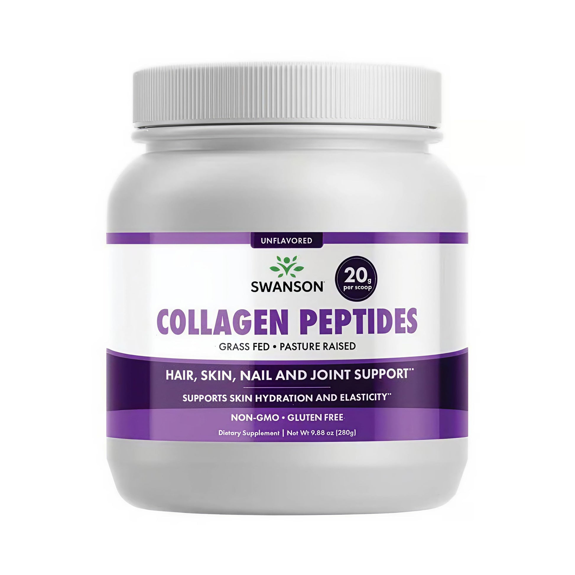 Swanson Collagen Peptides Unflavored Powder 9.88 oz