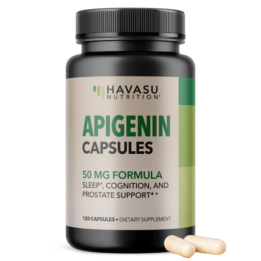 HAVASU NUTRITION Apigenin 50mg Capsules, 120 Count