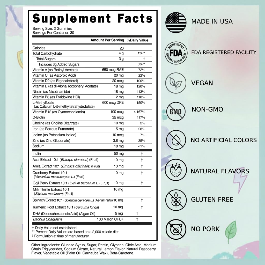 Everher Multivitamin Gummies 60 Gummies