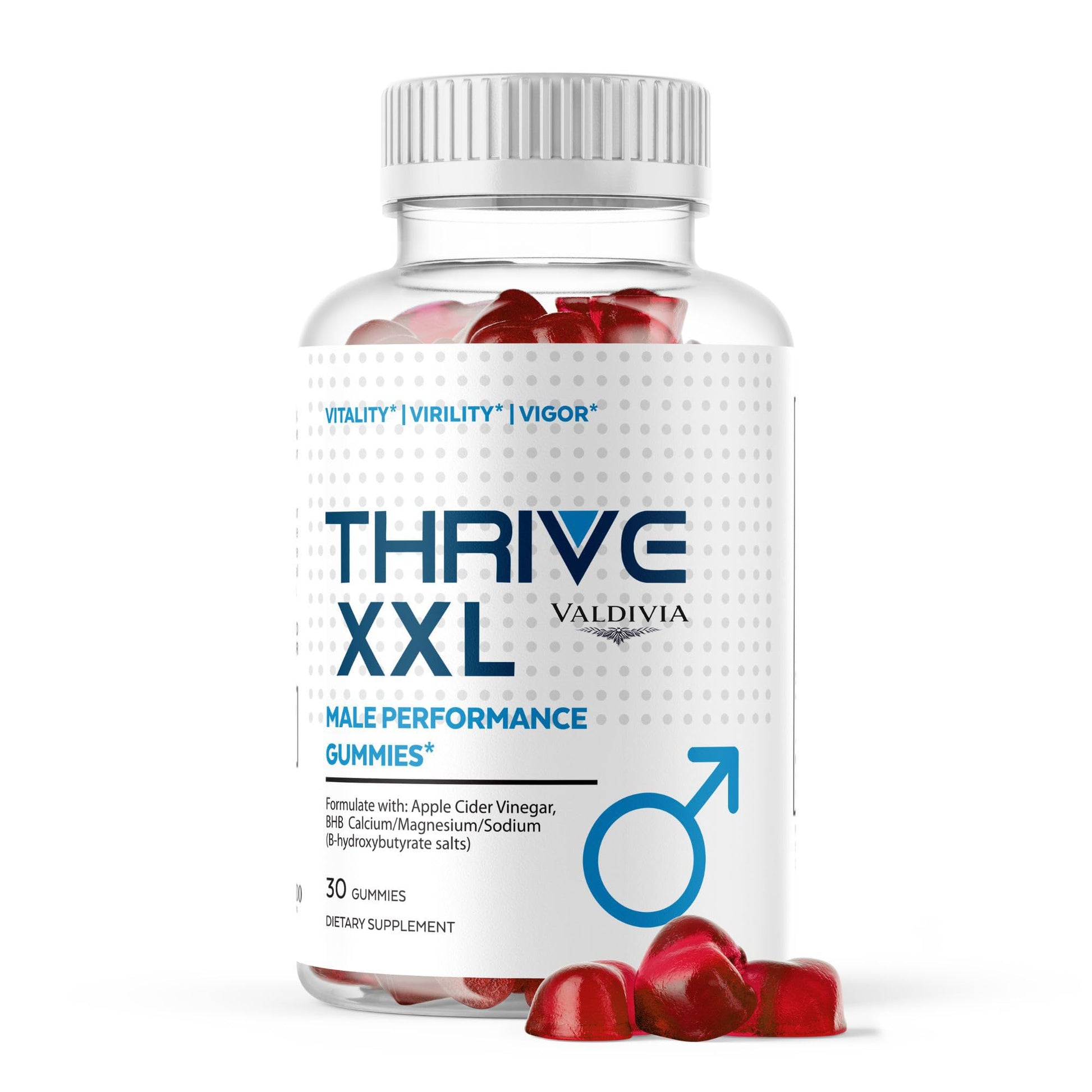 Valdivia Thrive XXL Gummies, 30 Count