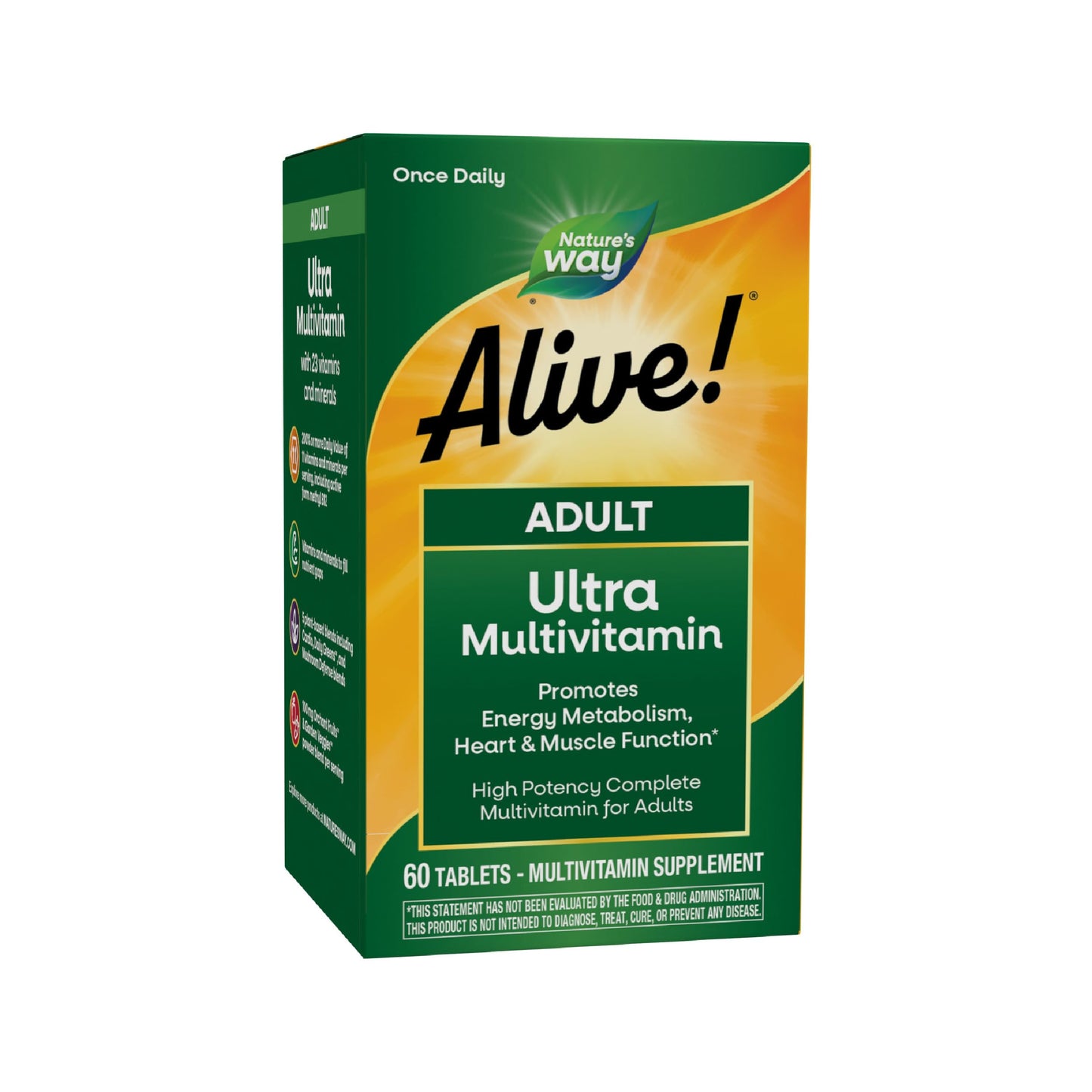 Nature's Way Alive! Adult Ultra Multivitamins, 60 Tablets