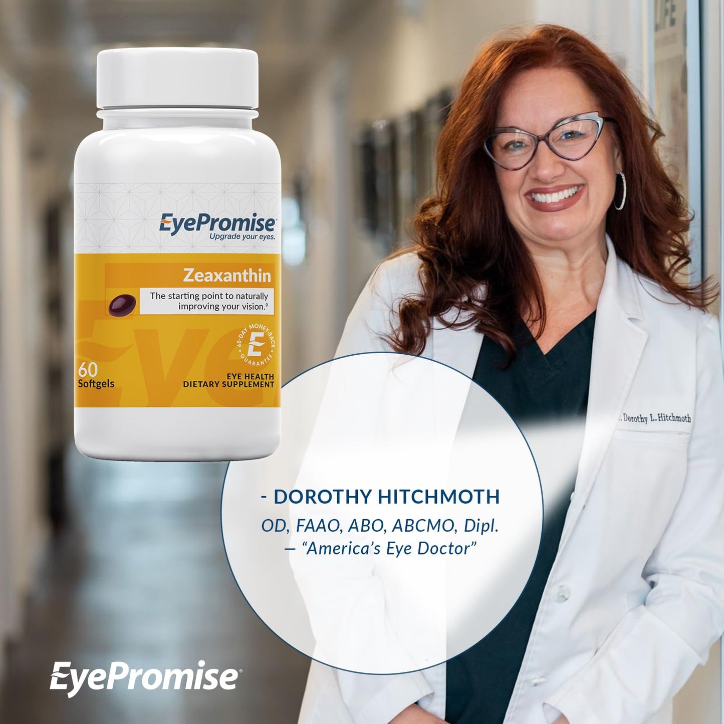 EyePromise Zeaxanthin Eye Health Supplements Softgels 60 Count