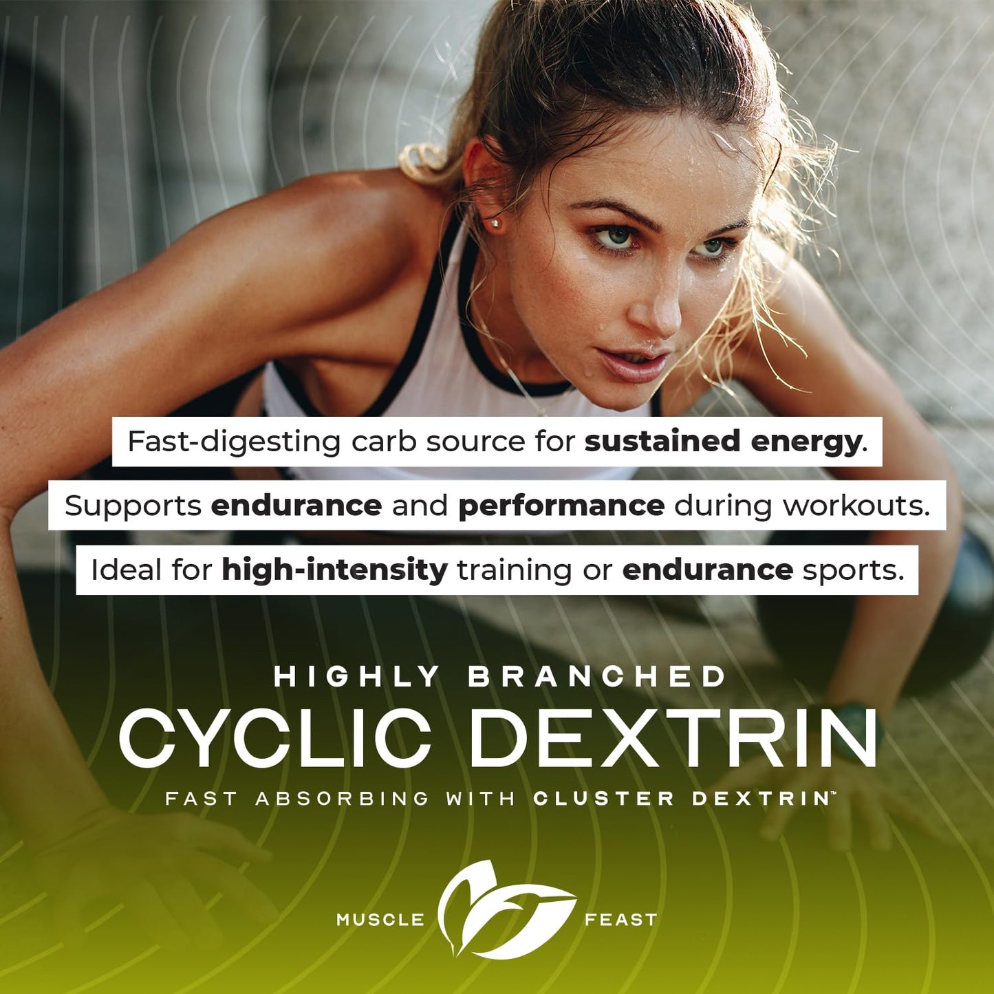 Muscle Feast Highly Branched Cyclic Dextrin Powder 80 Servings