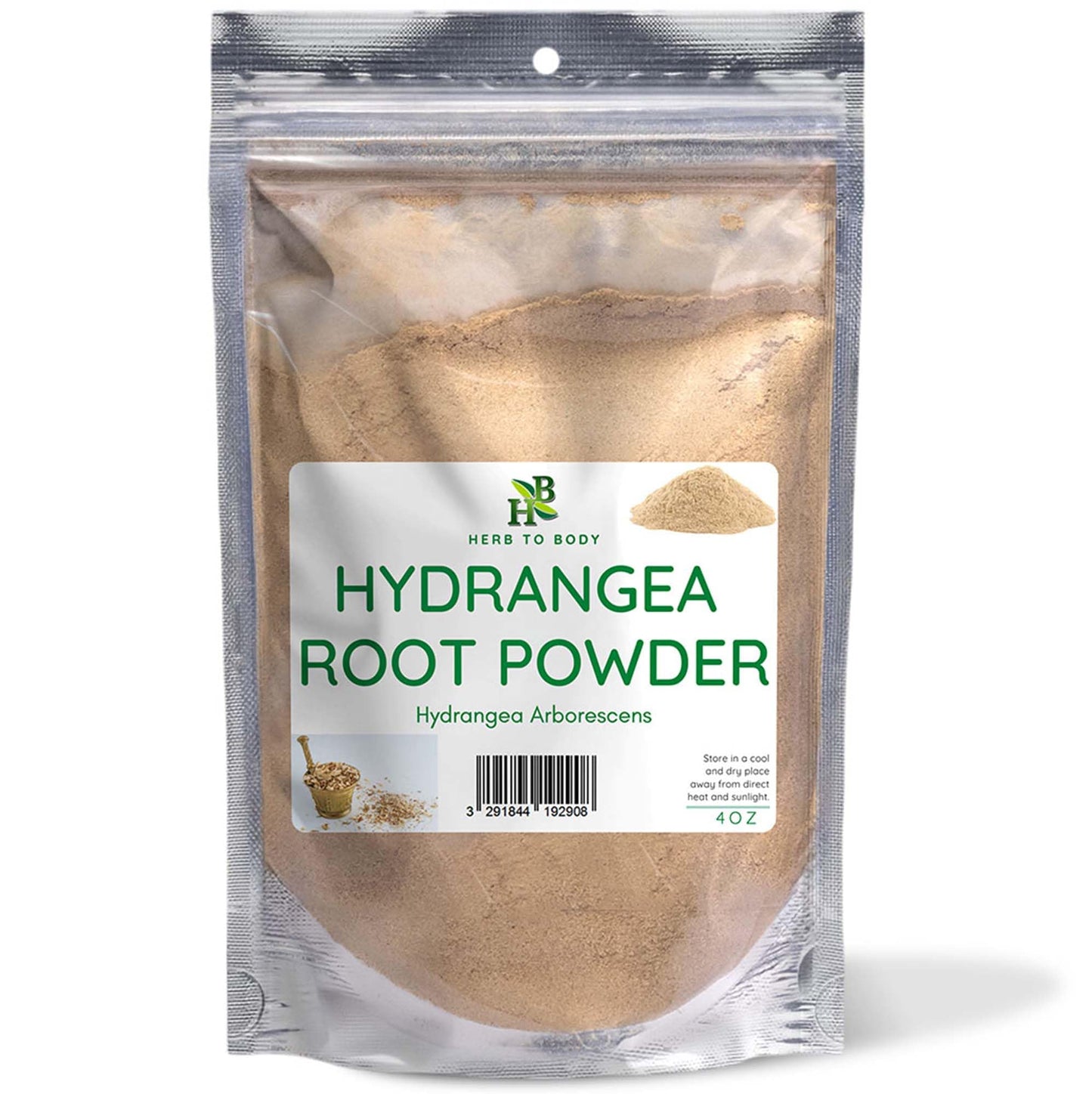 Herb To Body Hydrangea Root Powder 4 oz