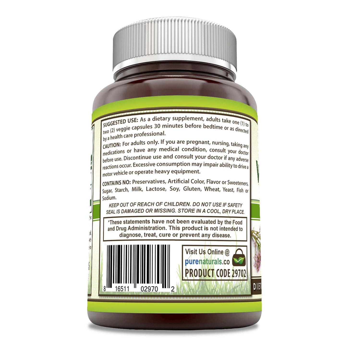 Pure Naturals Valerian Complex Supplement Capsule 90 Veggie Capsules