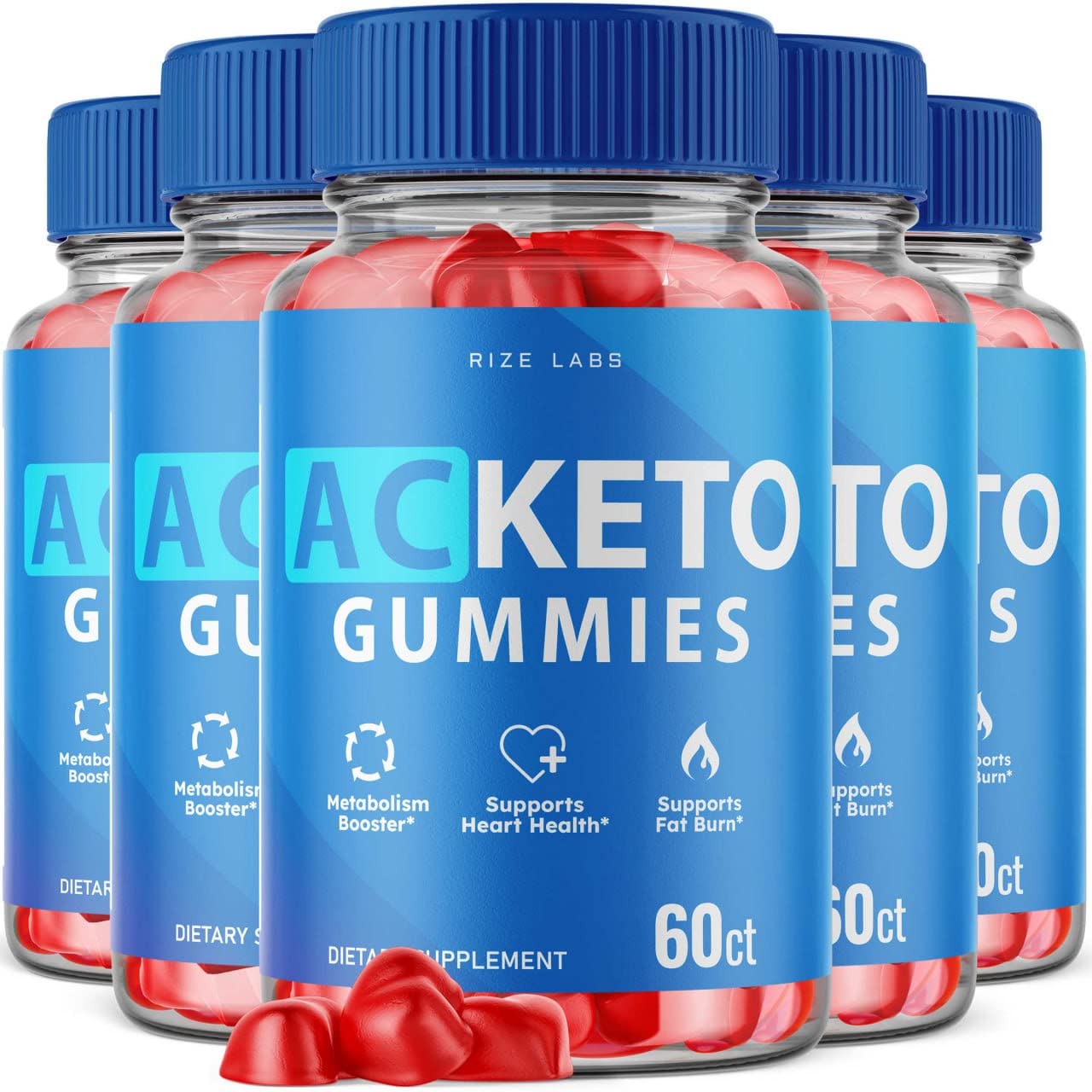 Rize Labs AC Keto Gummies for Advanced Weight Loss Support Max Strength Formula Keto+ACV Energy 1000mg Gummies, 300 Gummies