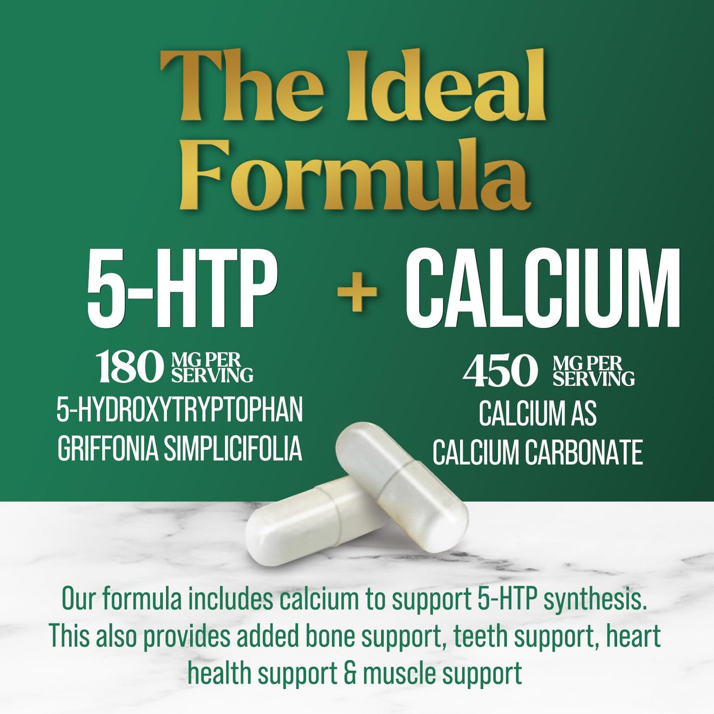 Nature's Nutrition 5-HTP Capsules, 60 Capsules
