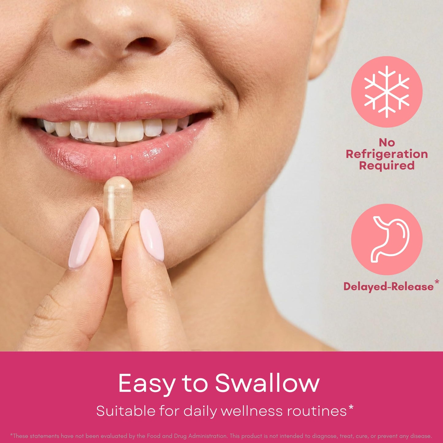 SOON+ Vaginal Probiotics for Women V-Sync with Lactobacillus, Cranberry & Prebiotics, 6 Billion CFU, 60 Capsules