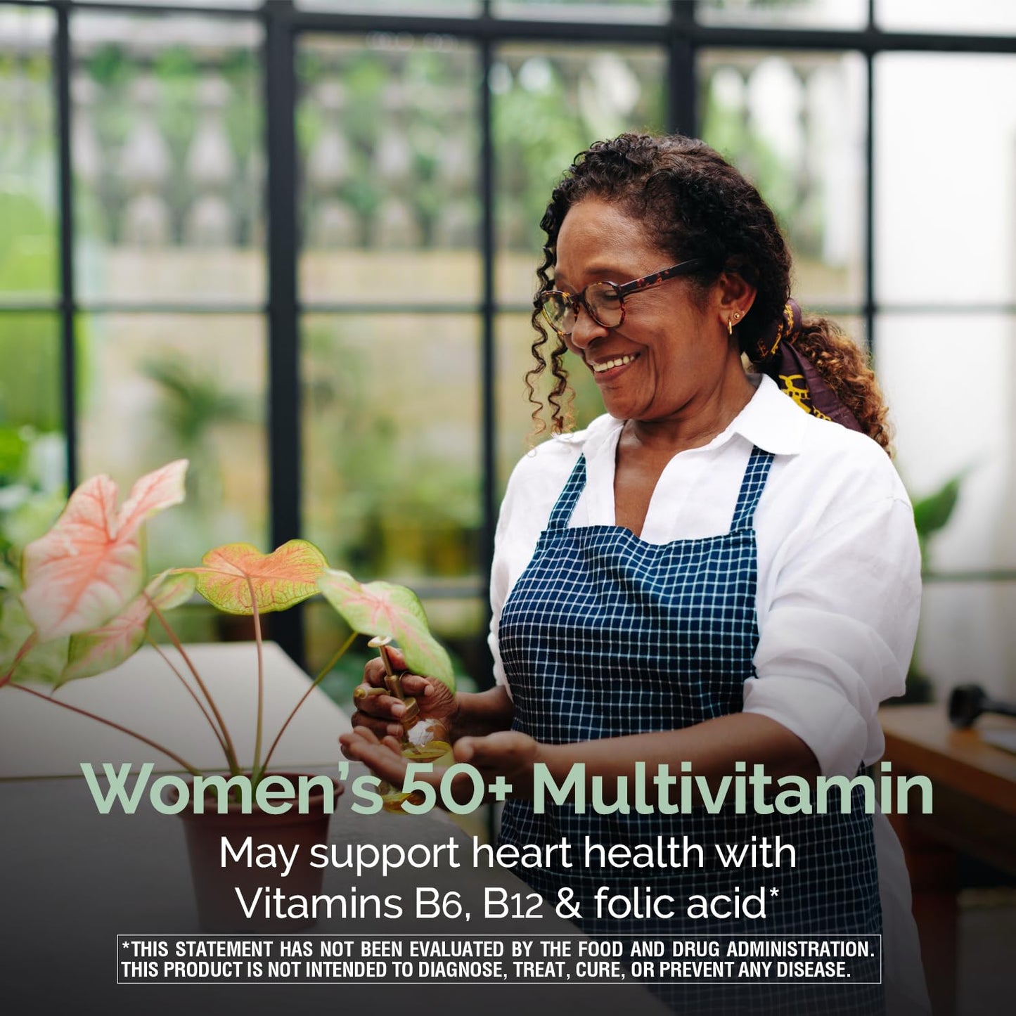 Nature's Wonder Advanced Womens 50+ Multivitamin/Multimineral Supplement with Vitamin D3 and B Vitamins, 120 Tablets